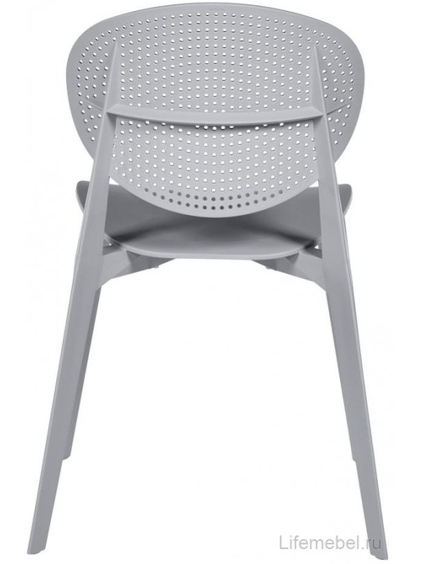 Пластиковый стул Luna серый