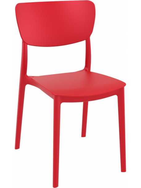 Стул пластиковый Monna красный