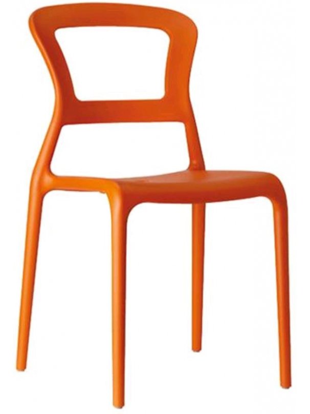 Пластиковый стул Pepper оранжевый
