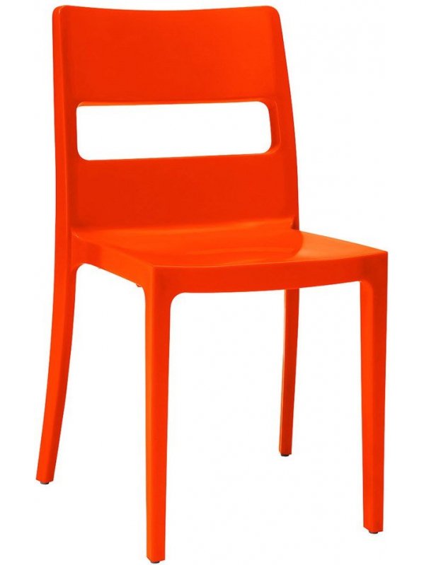 Пластиковый стул Sai оранжевый