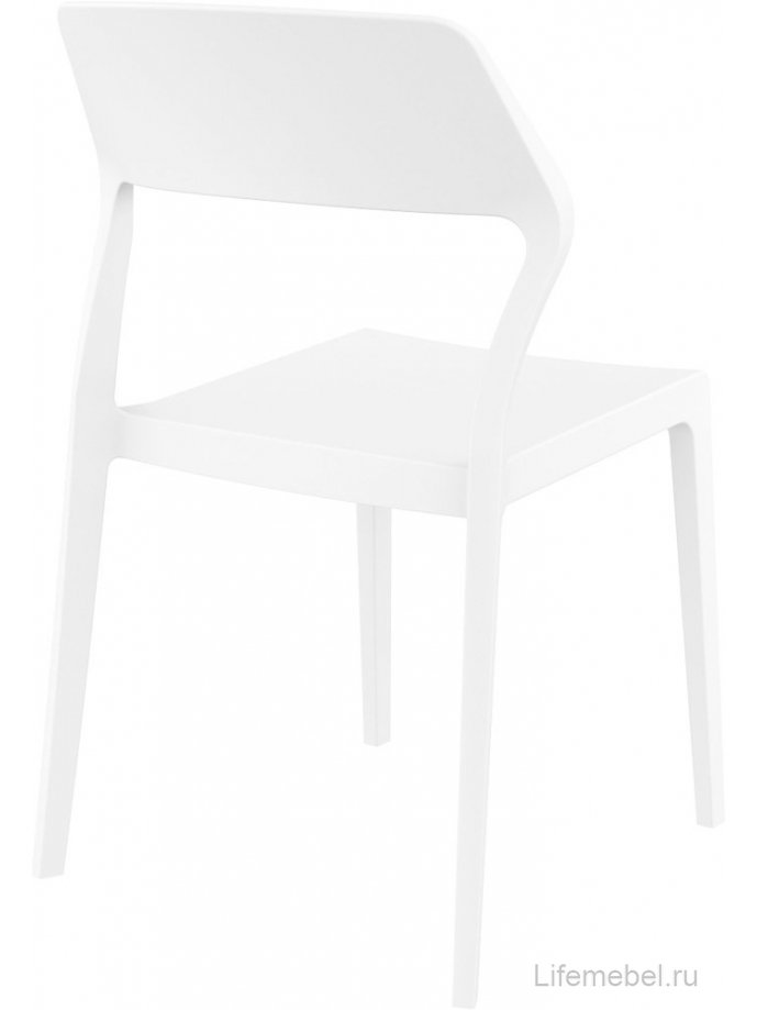 Пластиковый стул Snow белый