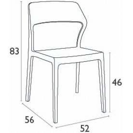 Пластиковый стул Snow