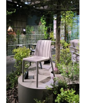 Стул пластиковый Tiberina Bistrot бежевый