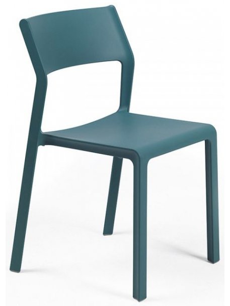 Стул пластиковый Trill Bistrot бирюзовый