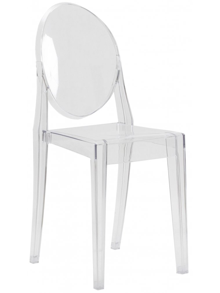 Пластиковый стул 802-LMZL Victoria Ghost прозрачный