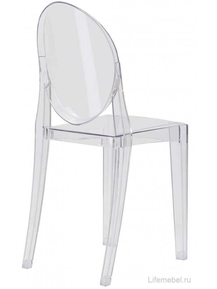 Пластиковый стул 802-LMZL Victoria Ghost прозрачный