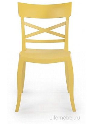 Стул пластиковый XSera-S желтый