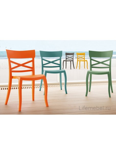 Стул пластиковый XSera-S зеленый