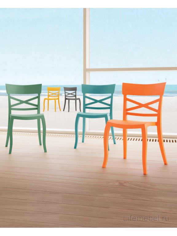 Стул пластиковый XSera-S зеленый