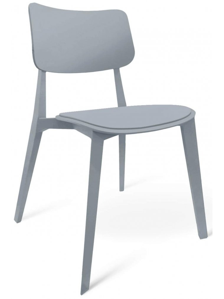 Пластиковый стул Sheffilton SHT-S110-P серый