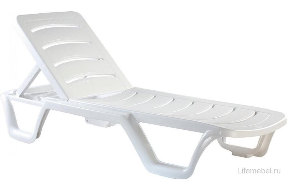 Шезлонг Bahama белый