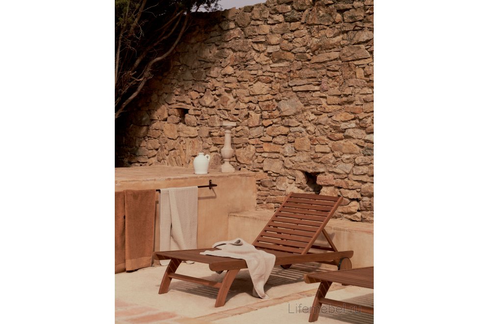 Шезлонг Beila натуральный