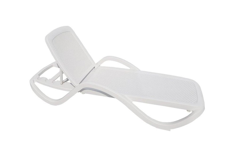 Шезлонг Capri light белый