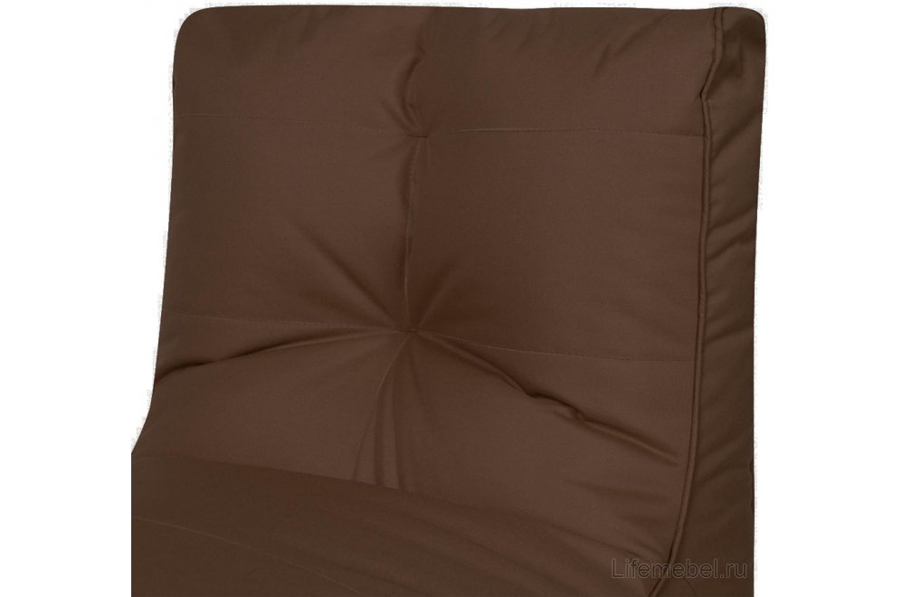 Шезлонг коричневый