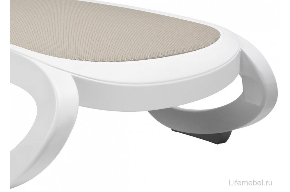 Шезлонг 003/4041700124 тортора / белый