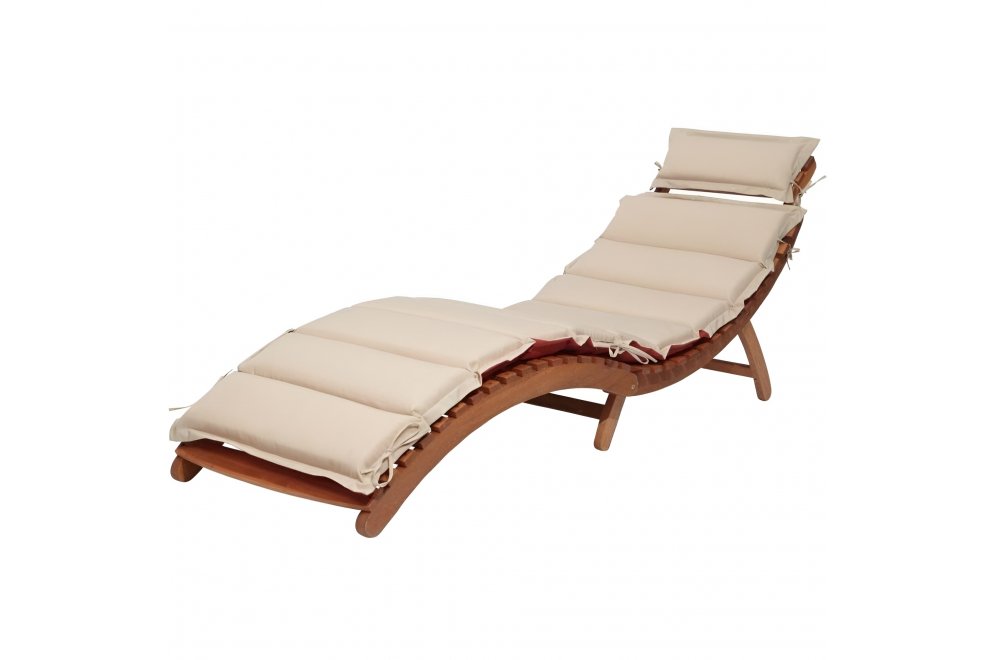 Шезлонг-лежак AFM-803A бежевый
