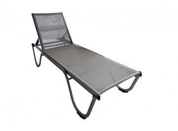 Шезлонг-лежак металлический Ankara тортора