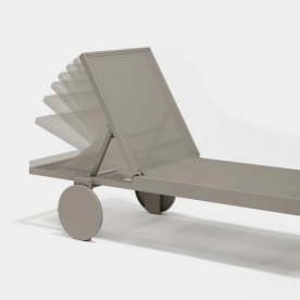 Лежак пластиковый Gatsby Basic тортора