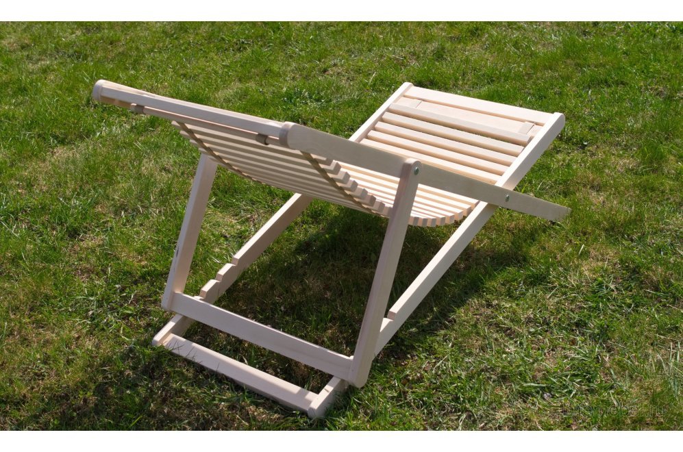 Шезлонг Мартини 22 натуральное дерево