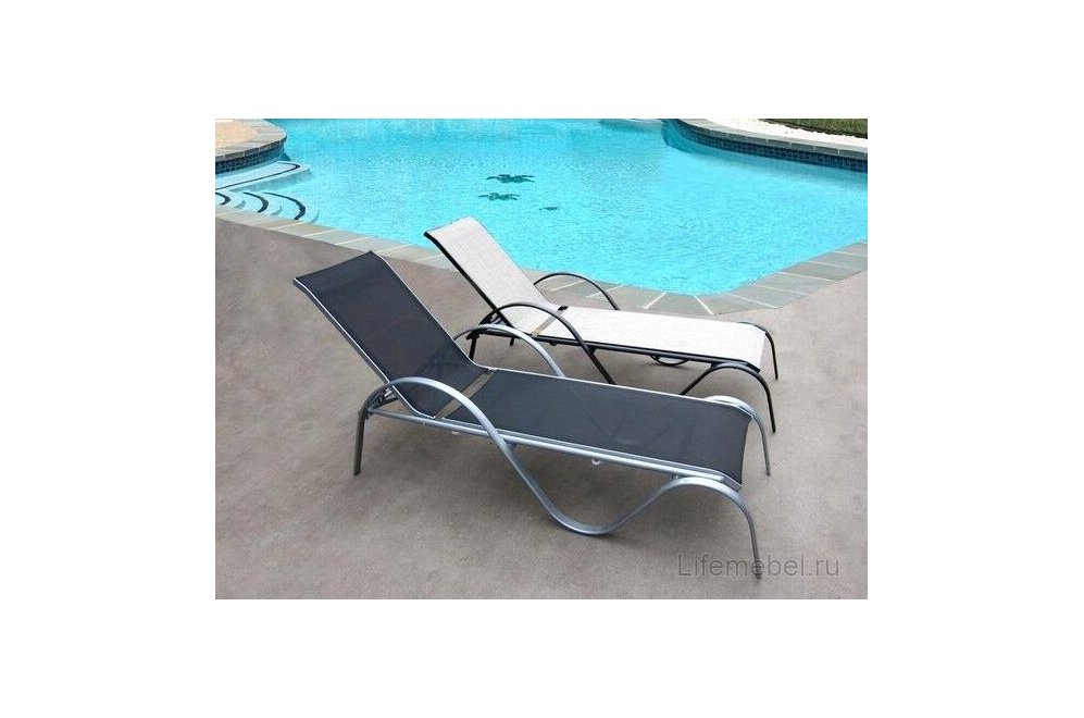 Шезлонг Рио-Люкс MC-3033N/B Black