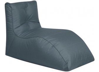 Шезлонг серый