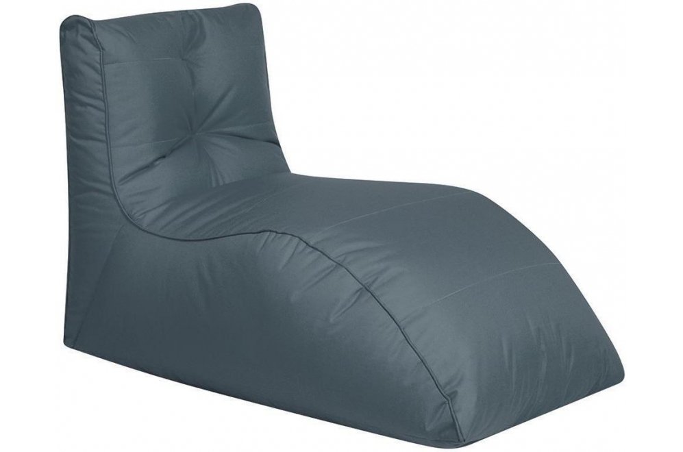 Шезлонг серый