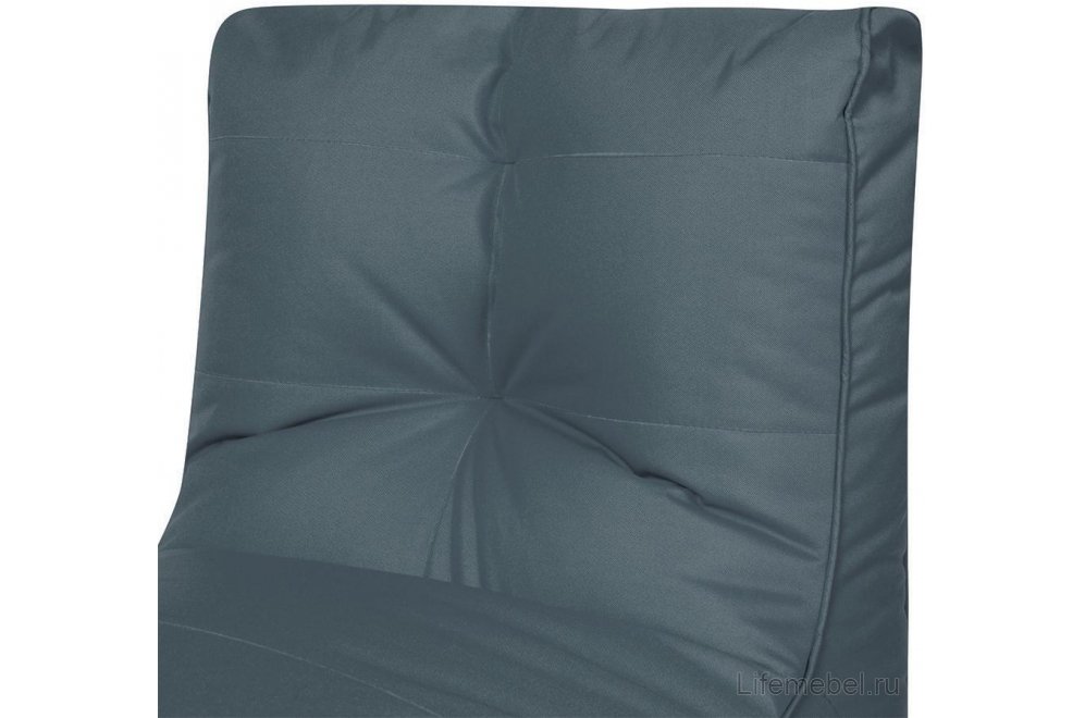 Шезлонг серый