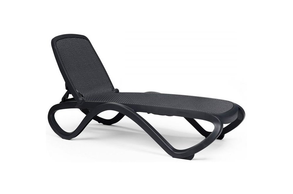 Шезлонг Omega антрацит