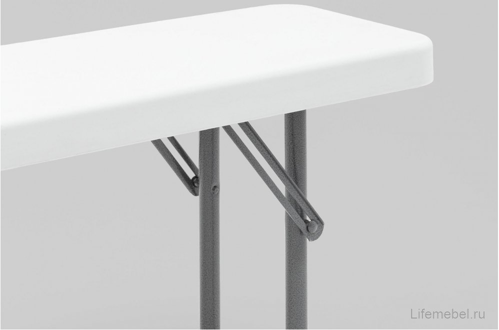 Скамейка Кейт складная 152x25x42 белая