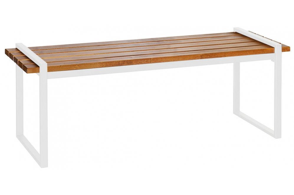 Скамейка Сабу белая