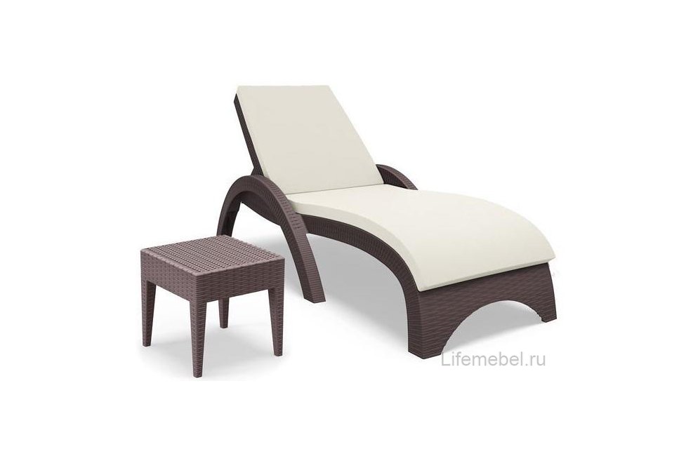 Пластиковый стол Miami Lounge GT 1009 коричневый