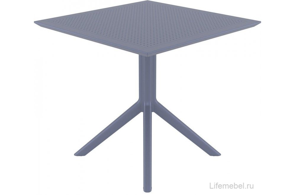 Пластиковый стол Sky темно-серый