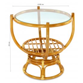 Столик журнальный Теодор коньяк