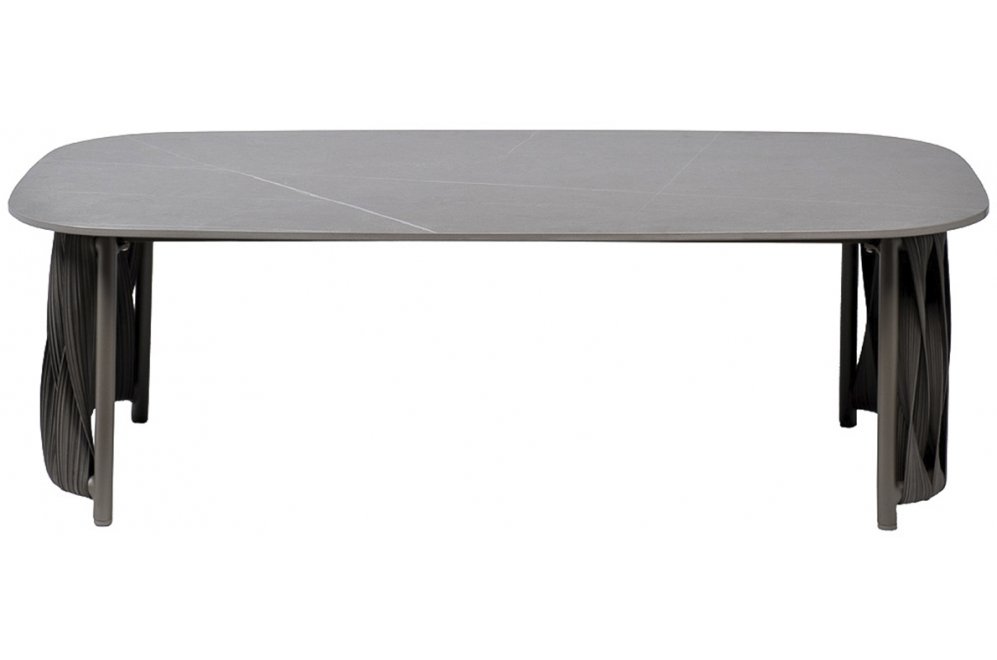 Садовый стол керамичсекий Егел серый