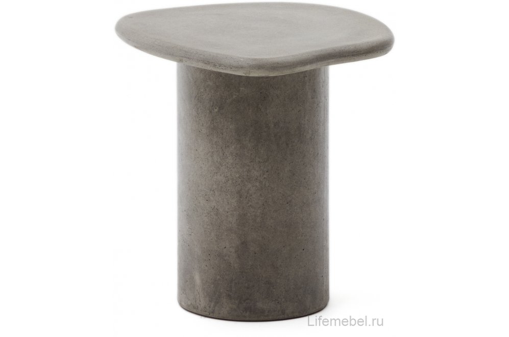 Столик журнальный садовый Macarella серый