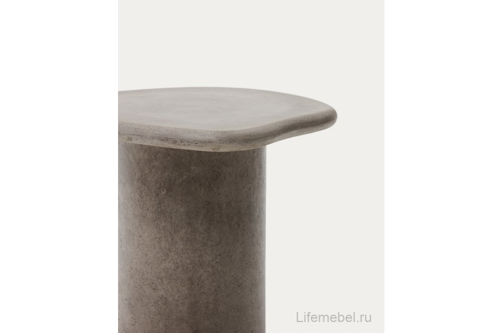 Столик журнальный садовый Macarella серый