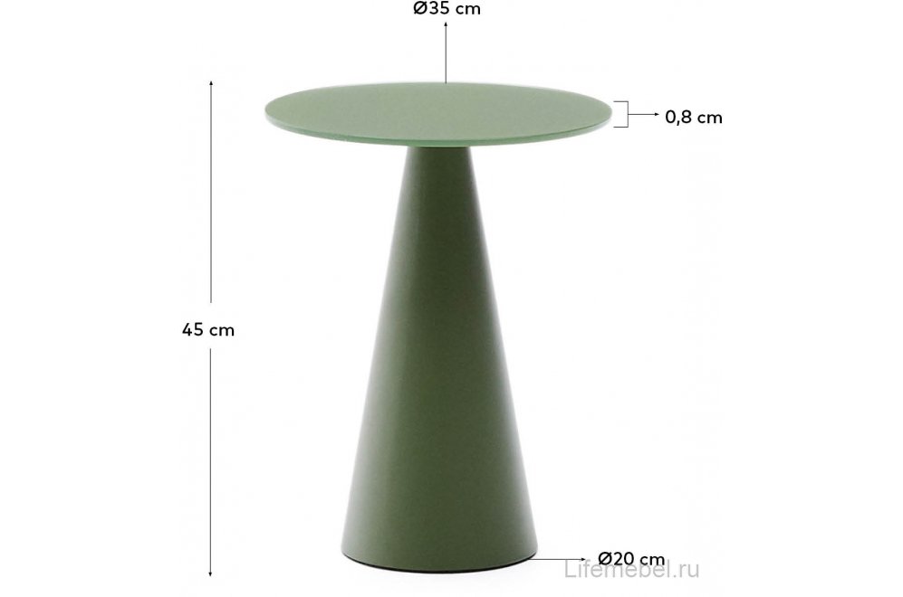 Журнальный столик Wilshire зеленый