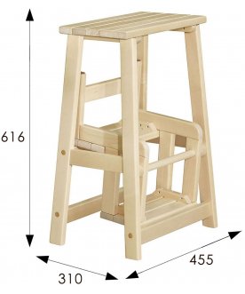 Деревянный табурет-стремянка Табурет-стремянка