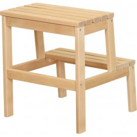 Деревянный табурет-стремянка Массив