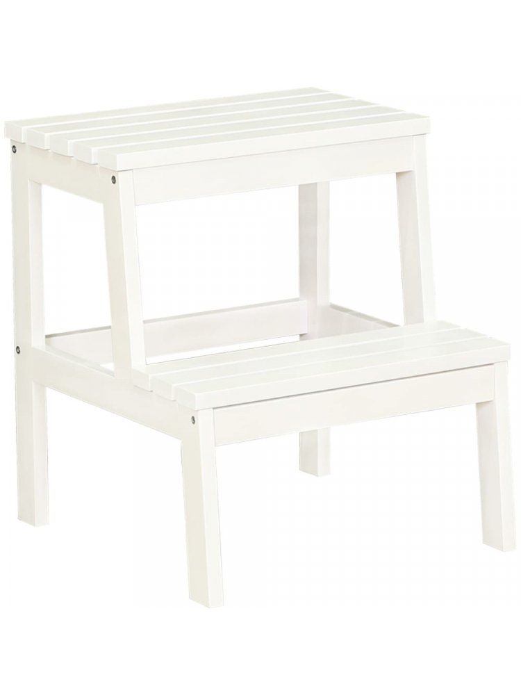 Деревянный табурет-стремянка / Лесенка-стремянка Массив снег