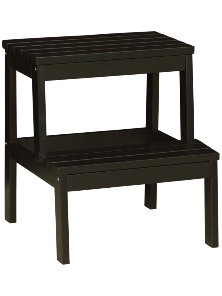 Деревянный табурет-стремянка / Лесенка-стремянка Массив венге