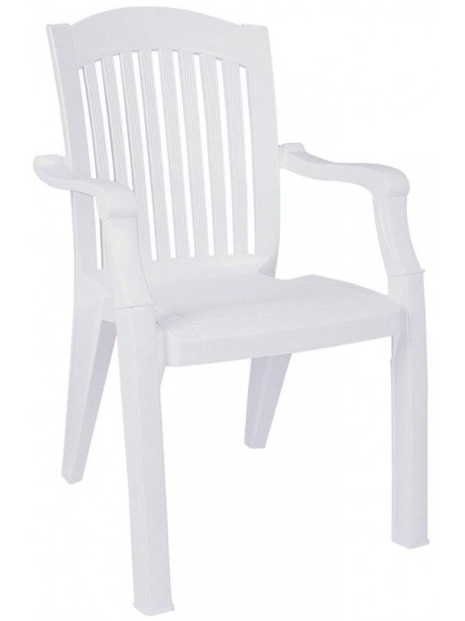 Пластиковое кресло Classic белое
