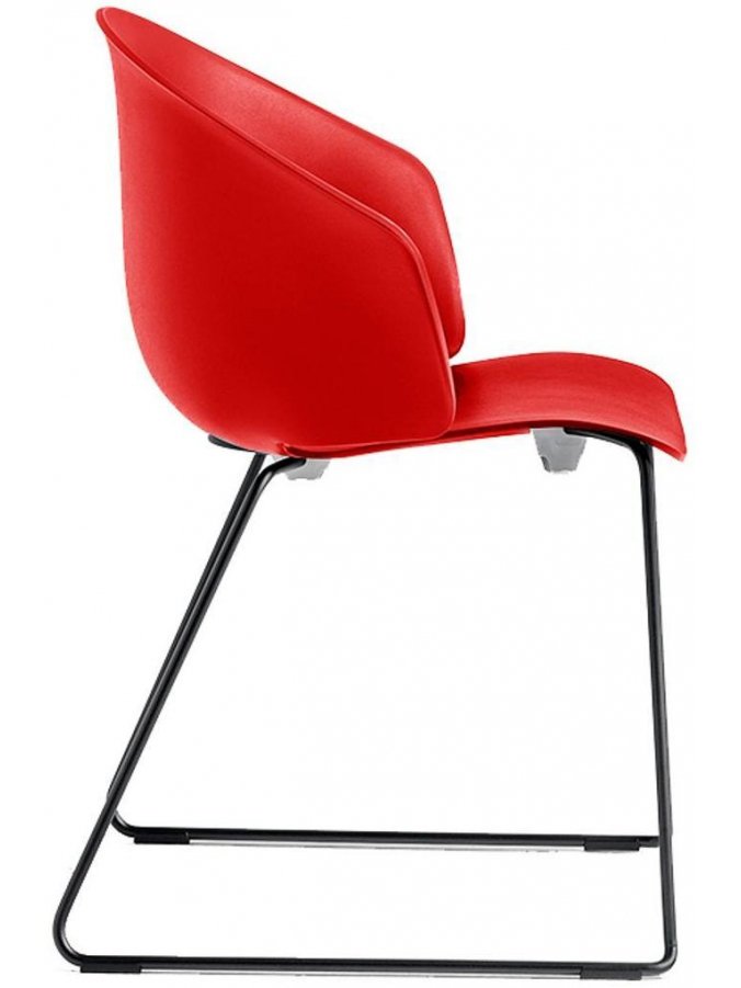 Пластиковое кресло Grace красное