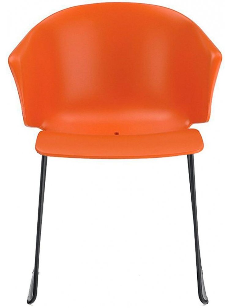 Пластиковое кресло Grace оранжевое