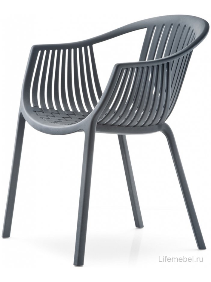 Пластиковое кресло Tatami серое