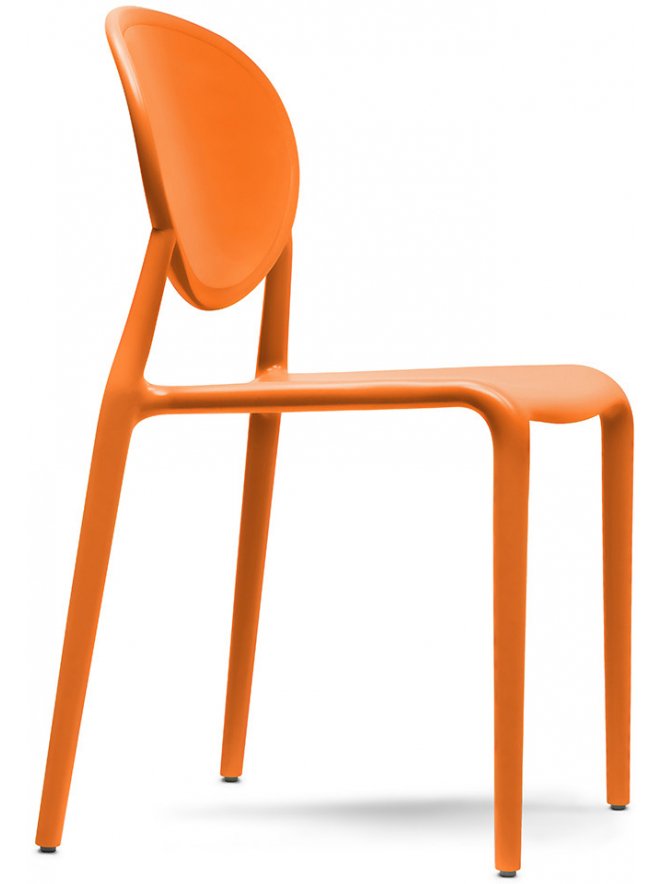 Пластиковый стул Gio оранжевый