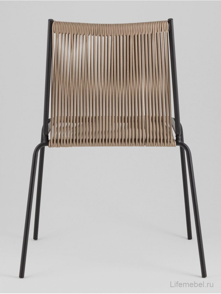 Металлический стул Ланви светло-коричневый