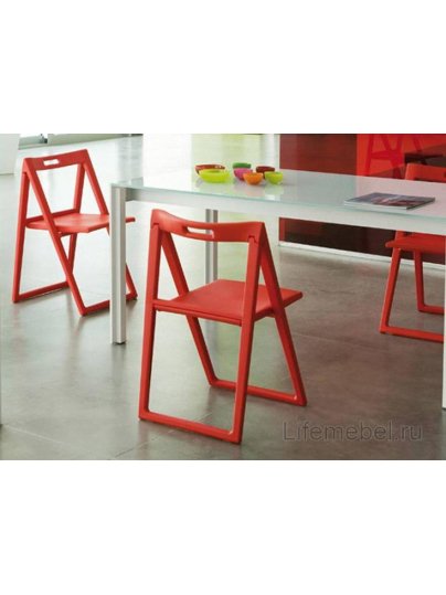 Пластиковый стул складной Enjoy красный