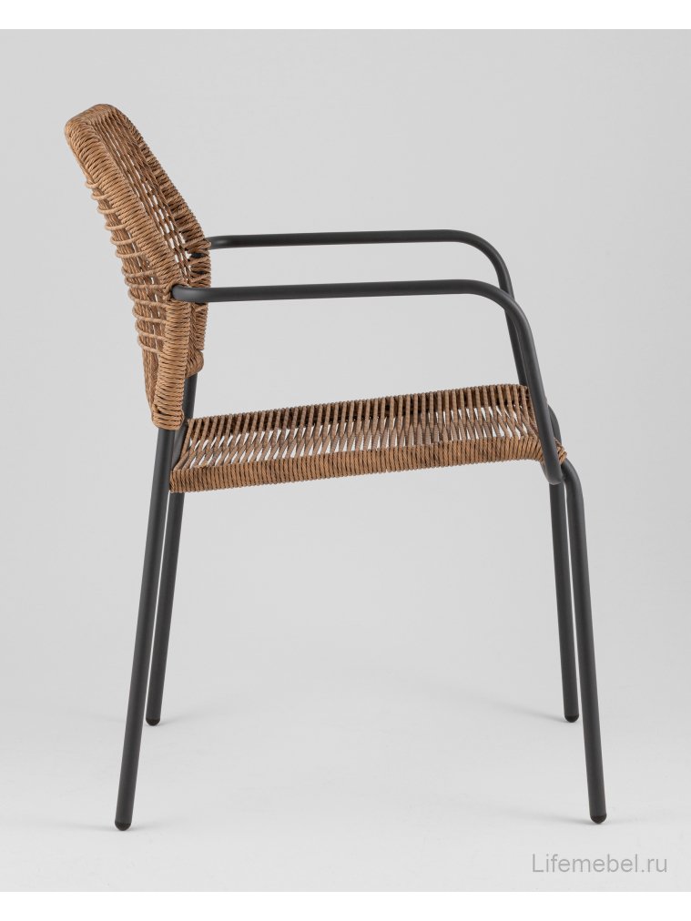 Металлический стул Solaia светло-коричневый