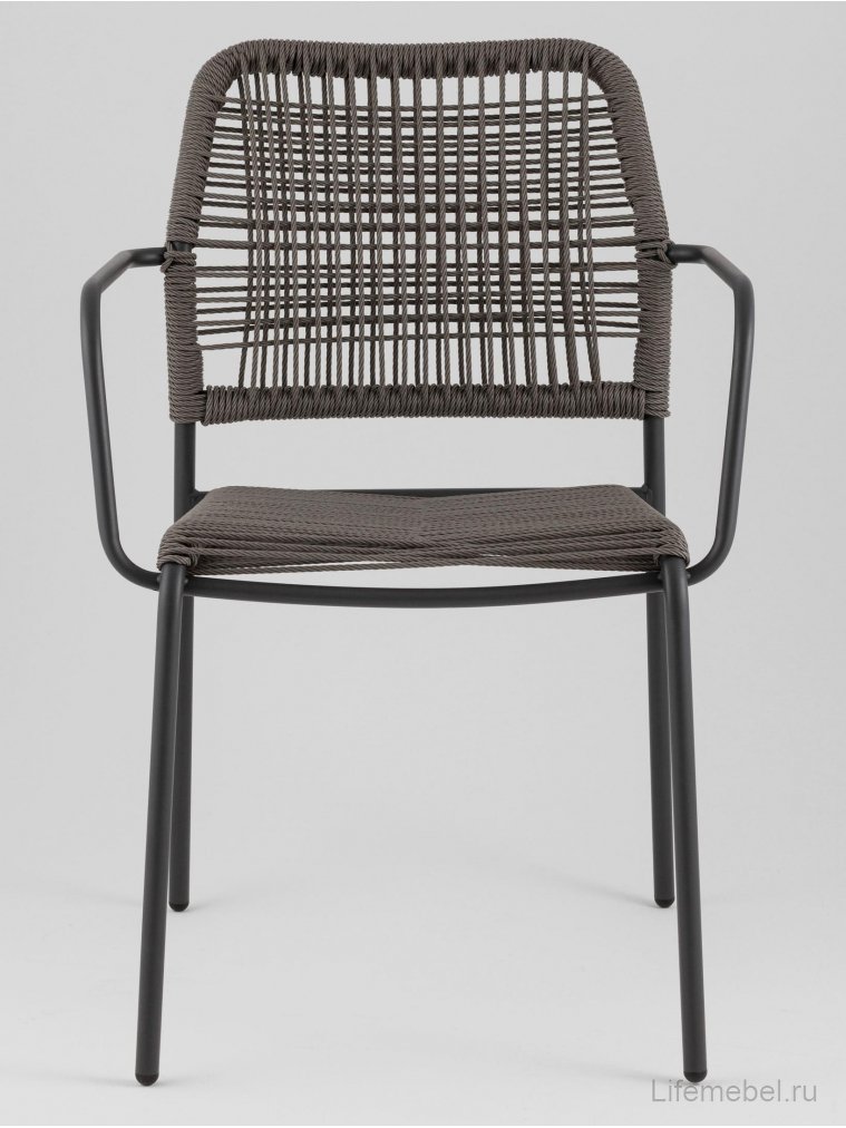 Металлический стул Люмена темно-серый